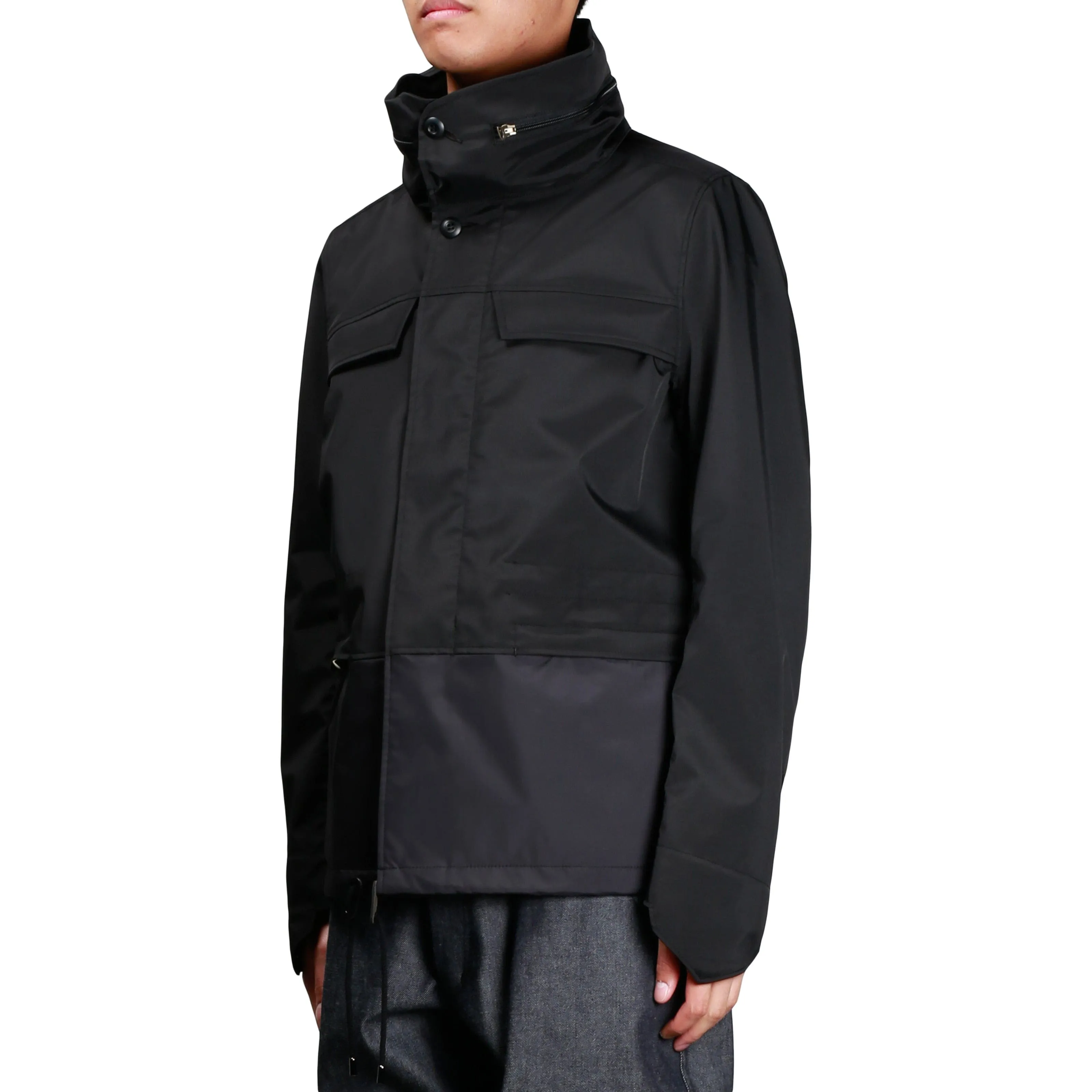 3 LAYER LAMINATED PACKABLE JACKET