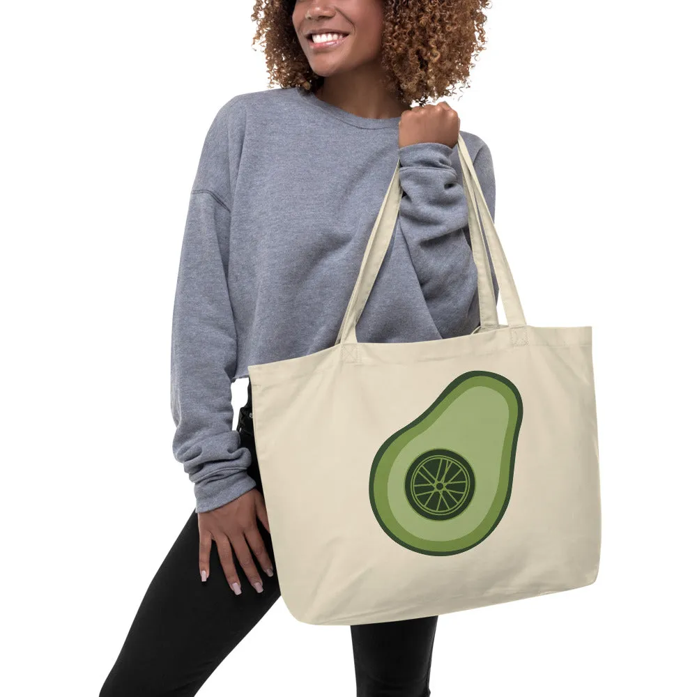 Avocado Rolling Tote