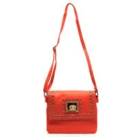 Betty Boop Flap Over Crossbody Bag Purse