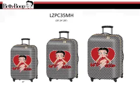 Betty Boop Polka Dot Hearts Hardspin 3 piece Luggage Set