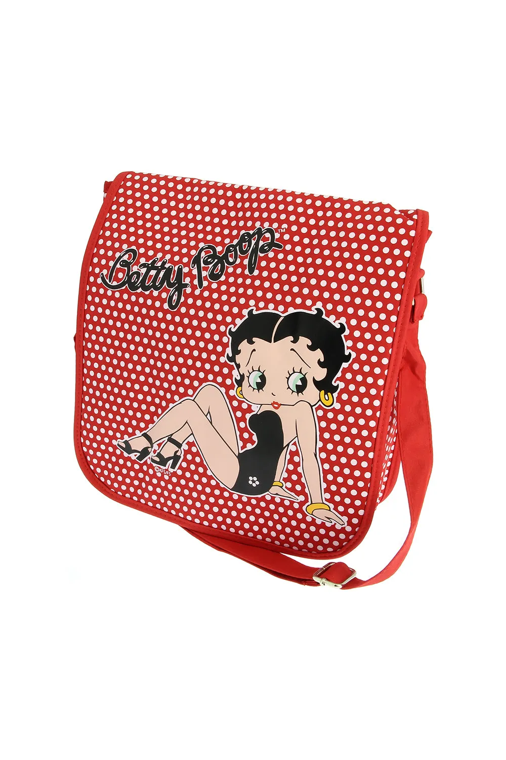 Betty Boop Polka Dot Messenger Bag