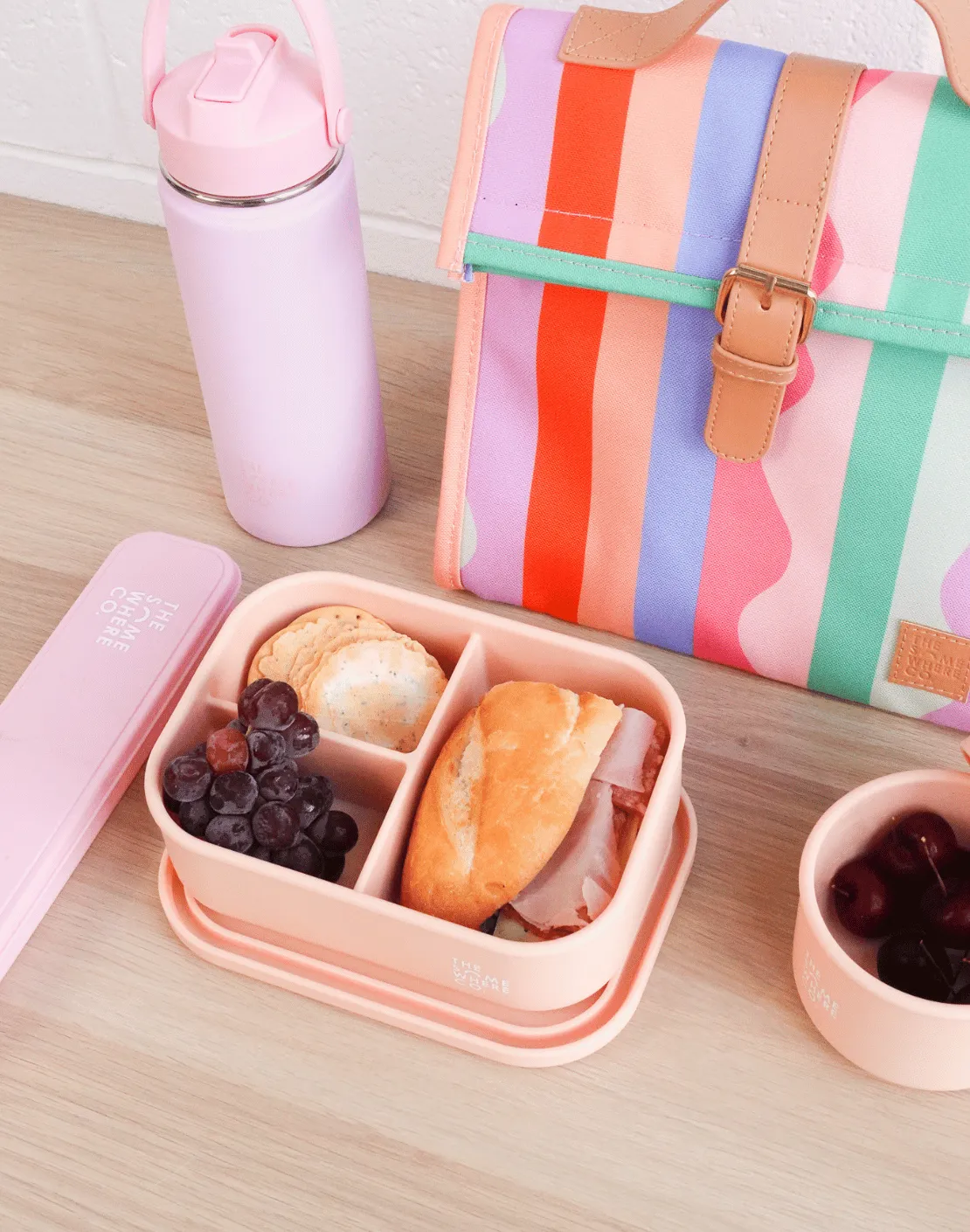 Blush Silicone Bento Lunch Box