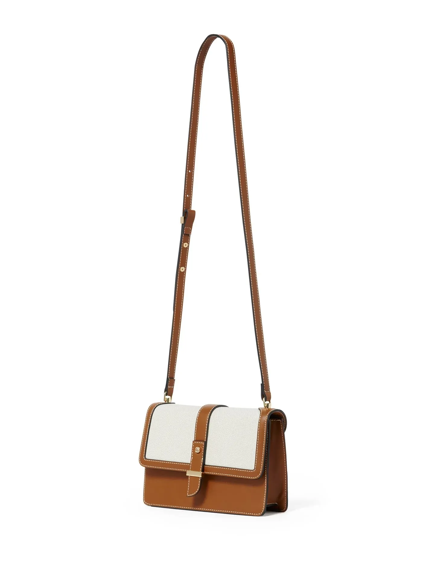 Callie Buckle Detail Crossbody  Bag