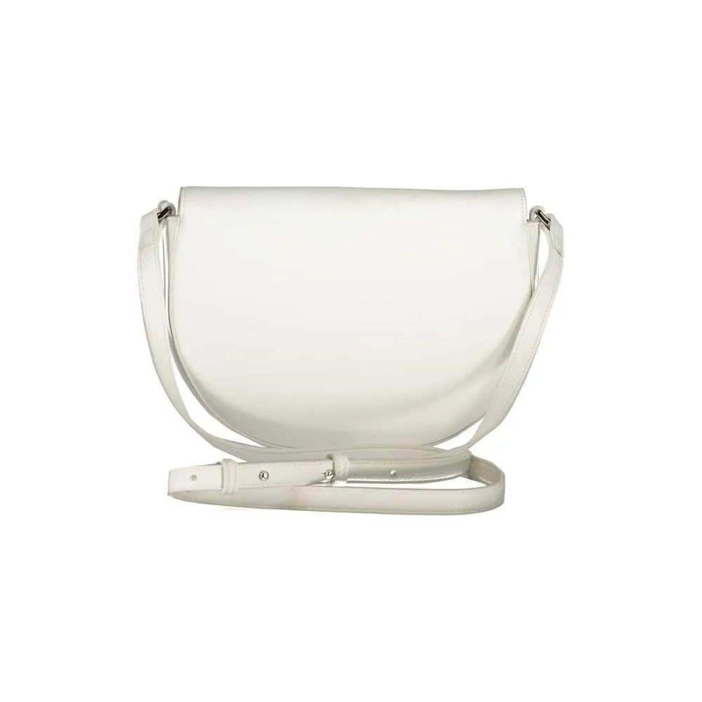 Calvin Klein White Polyethylene Handbag