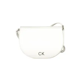 Calvin Klein White Polyethylene Handbag