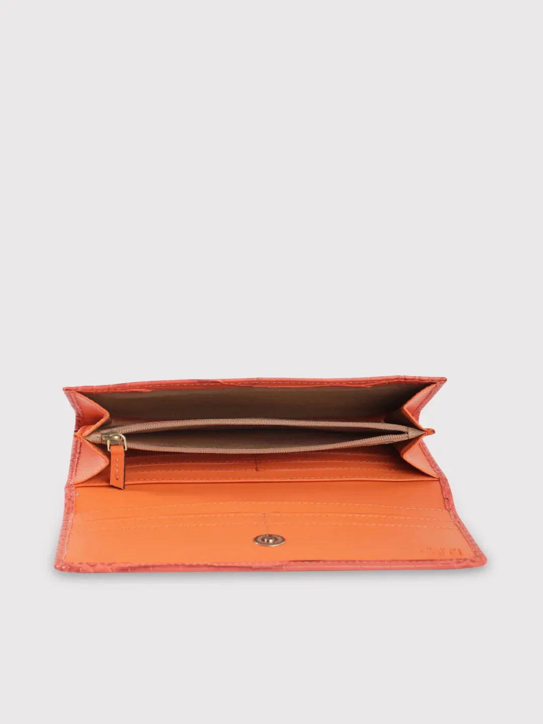 Caprese Luna Wallet Medium Flap Wallet Orange