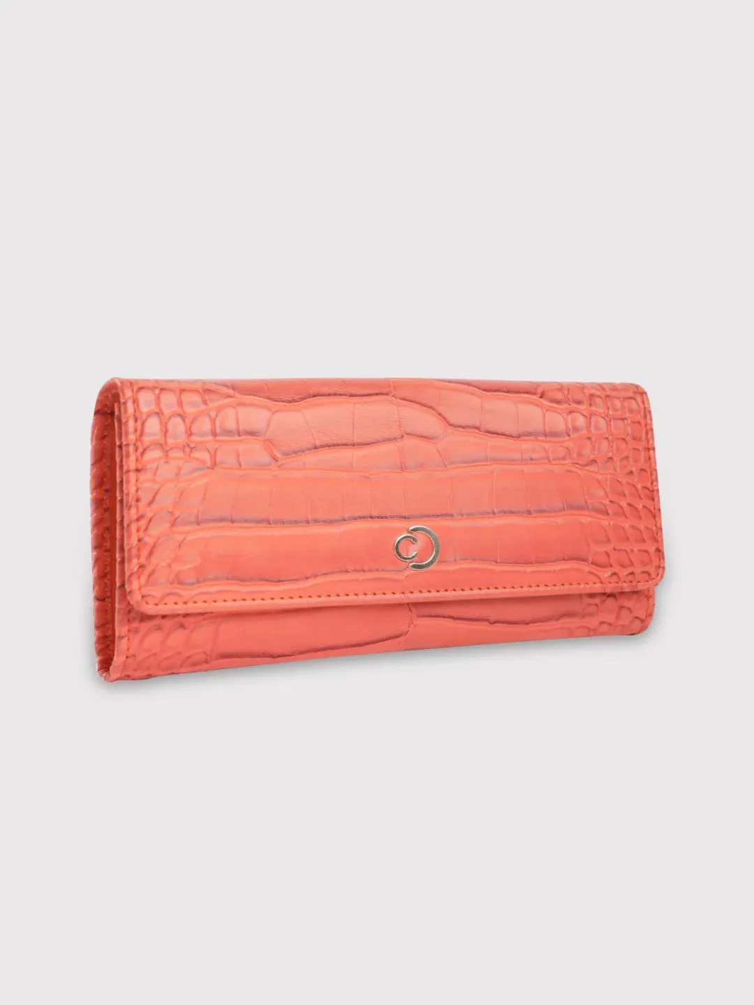 Caprese Luna Wallet Medium Flap Wallet Orange