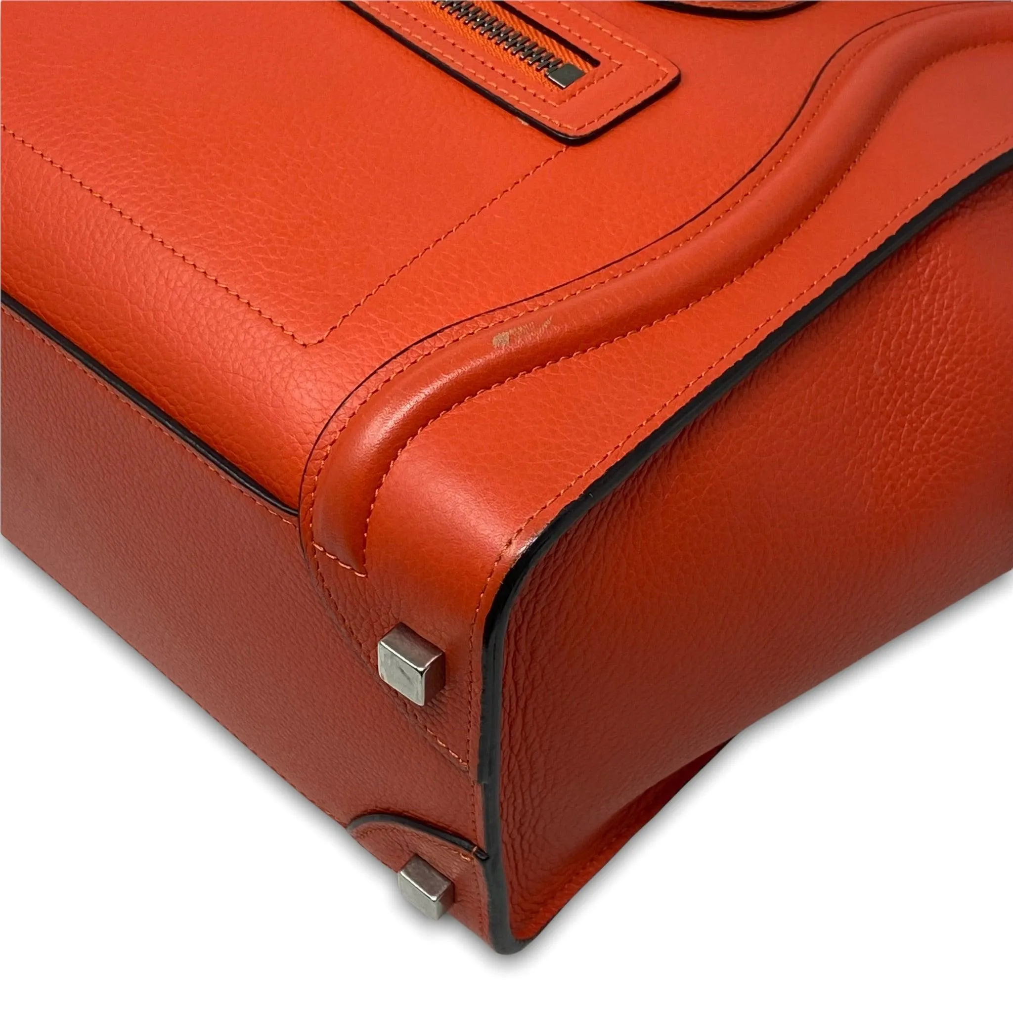 Celine Red Micro Luggage Bag