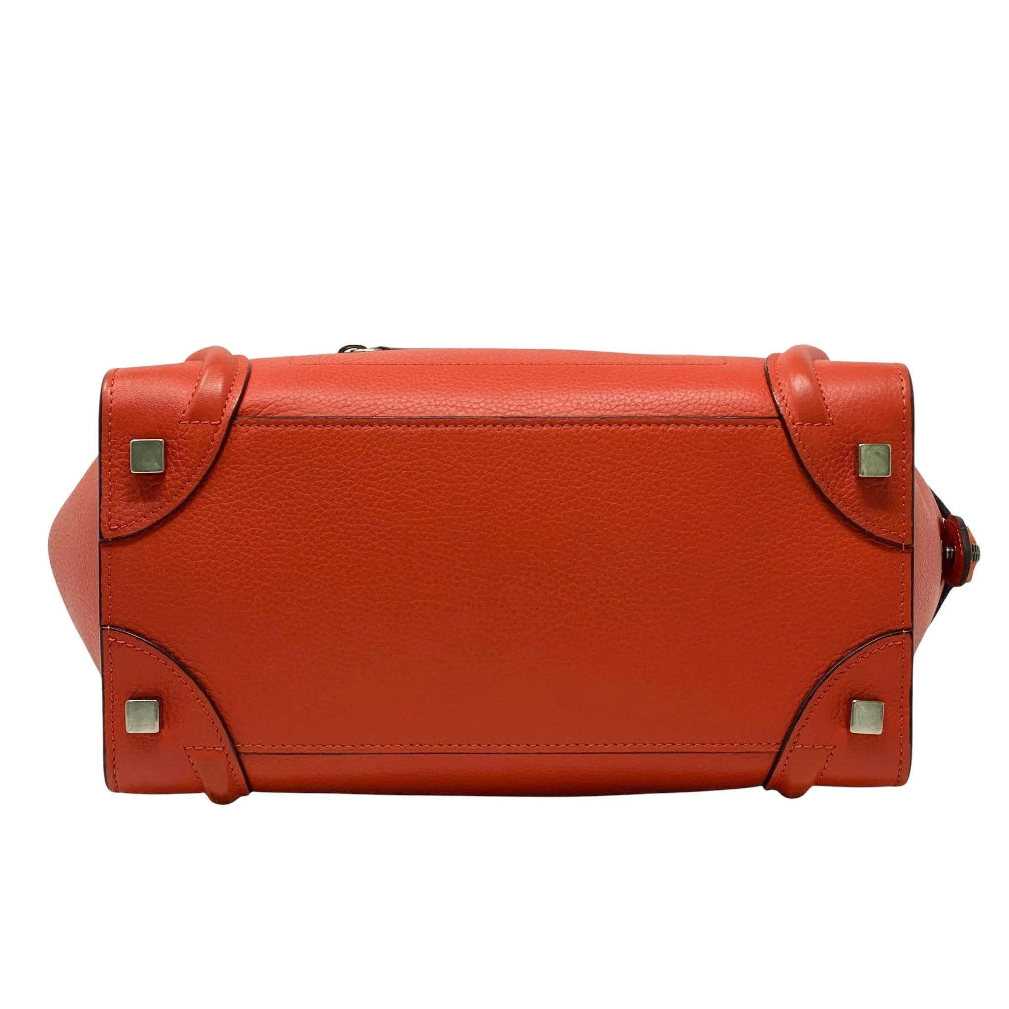 Celine Red Micro Luggage Bag