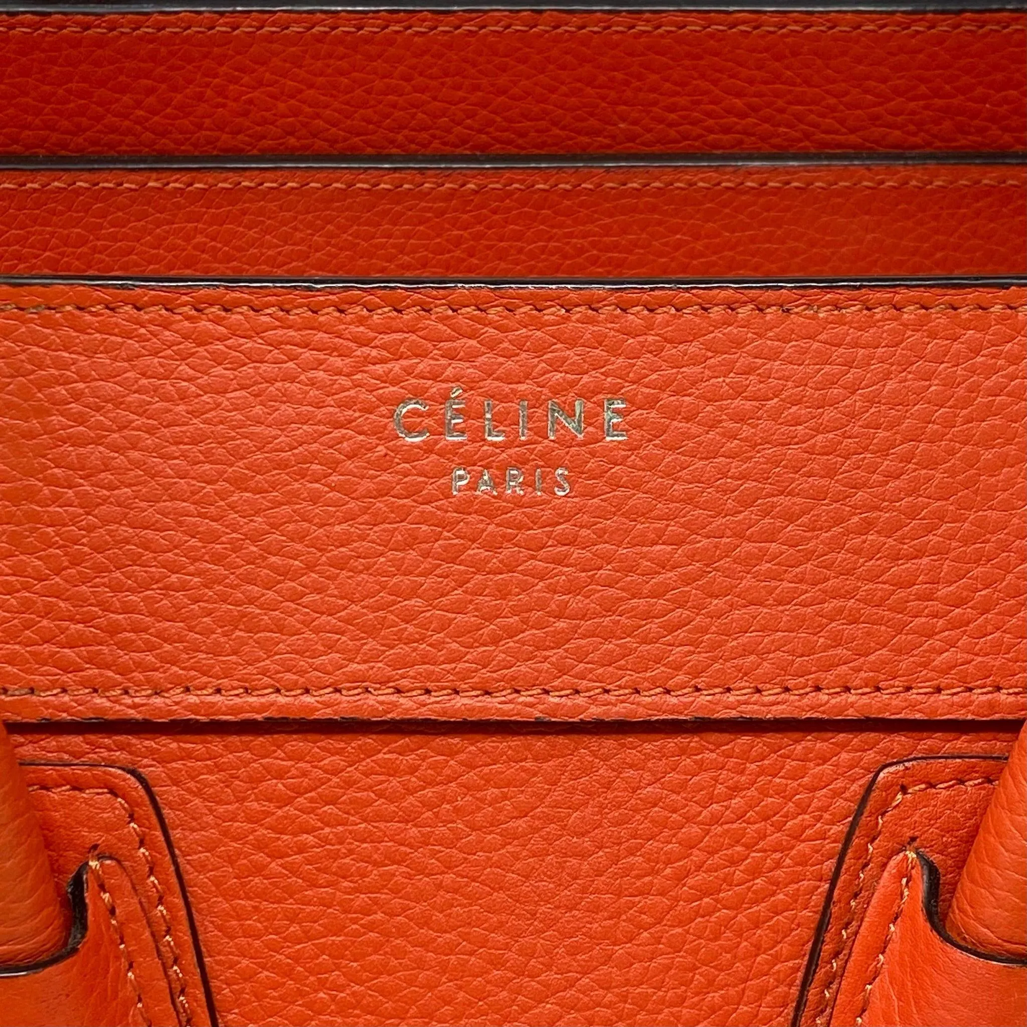 Celine Red Micro Luggage Bag