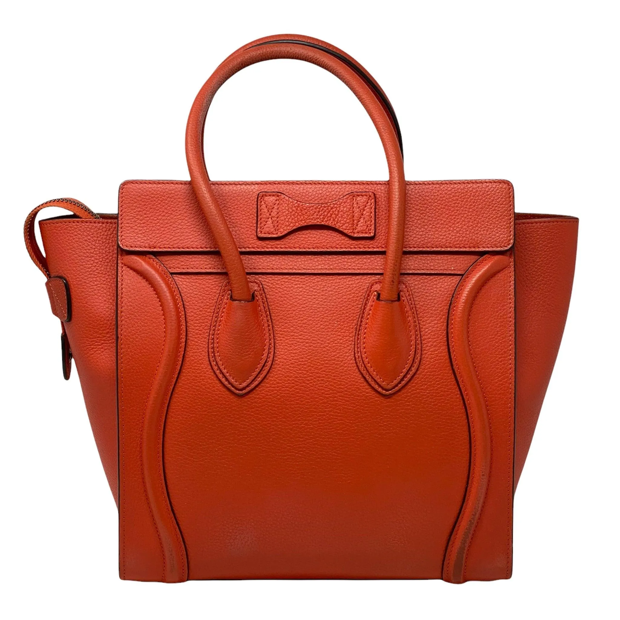 Celine Red Micro Luggage Bag