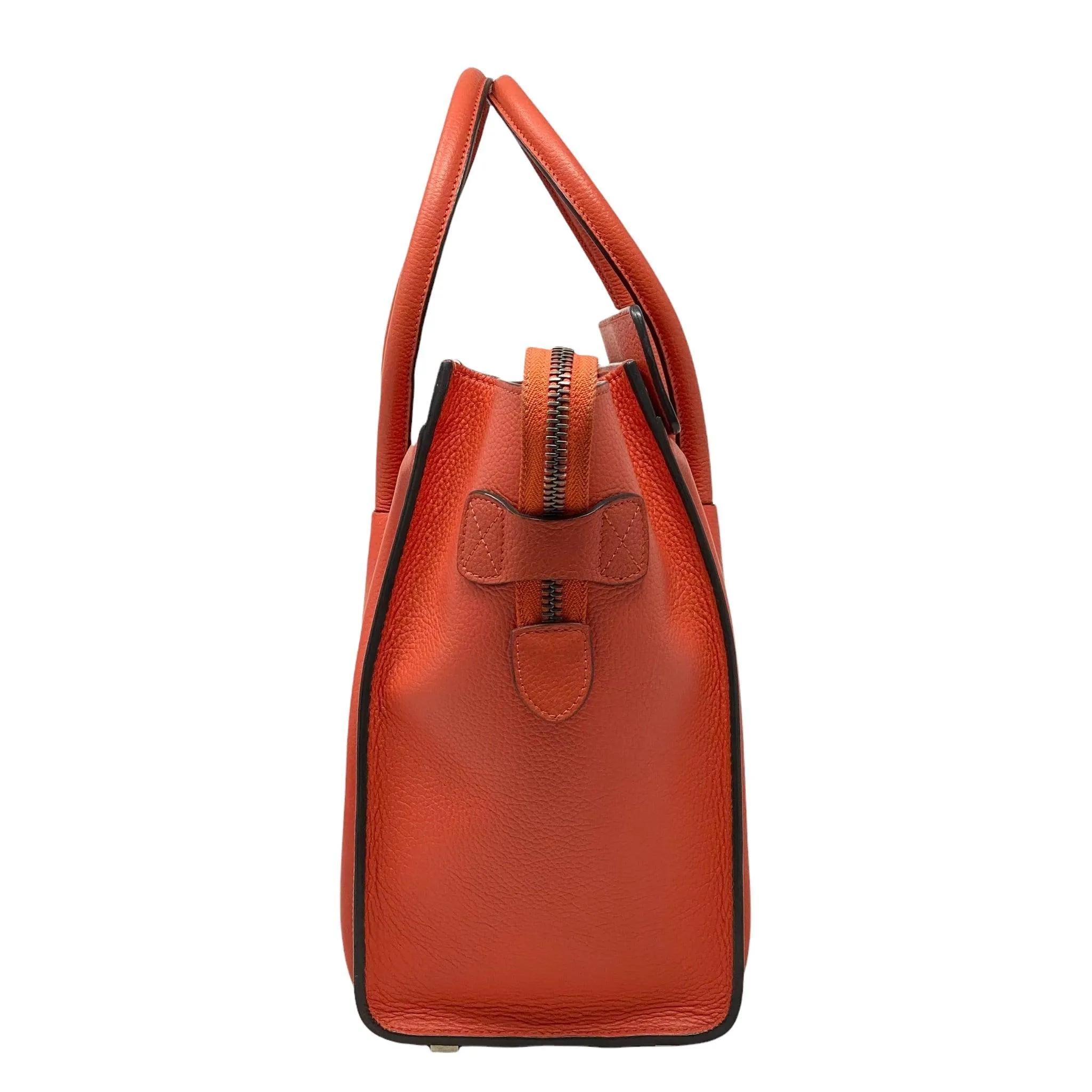 Celine Red Micro Luggage Bag