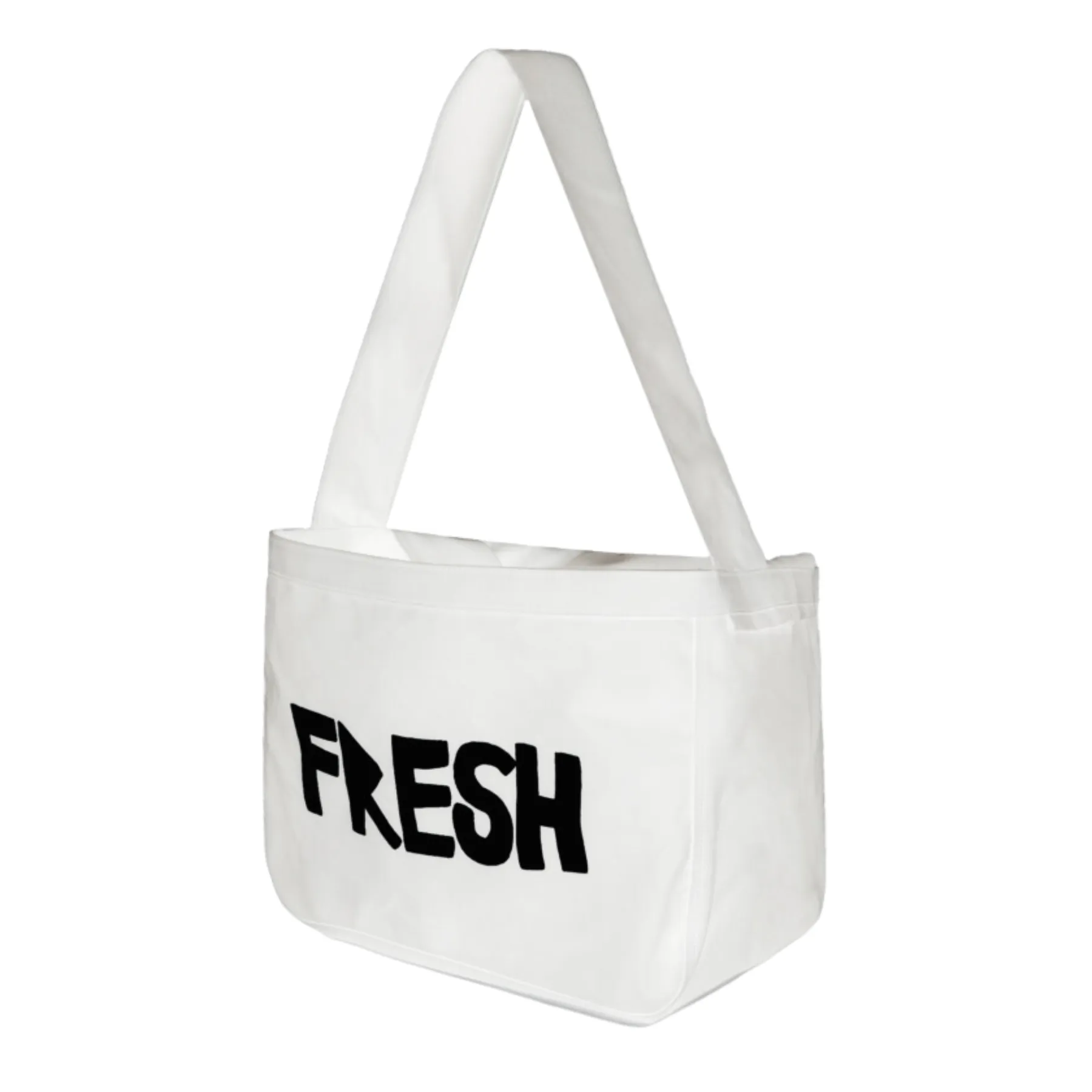 COMME des GARÇON Shirt x Brett Westfall "Fresh" Messenger Bag - White