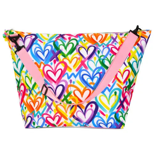 Corey Paige Hearts Weekender Bag