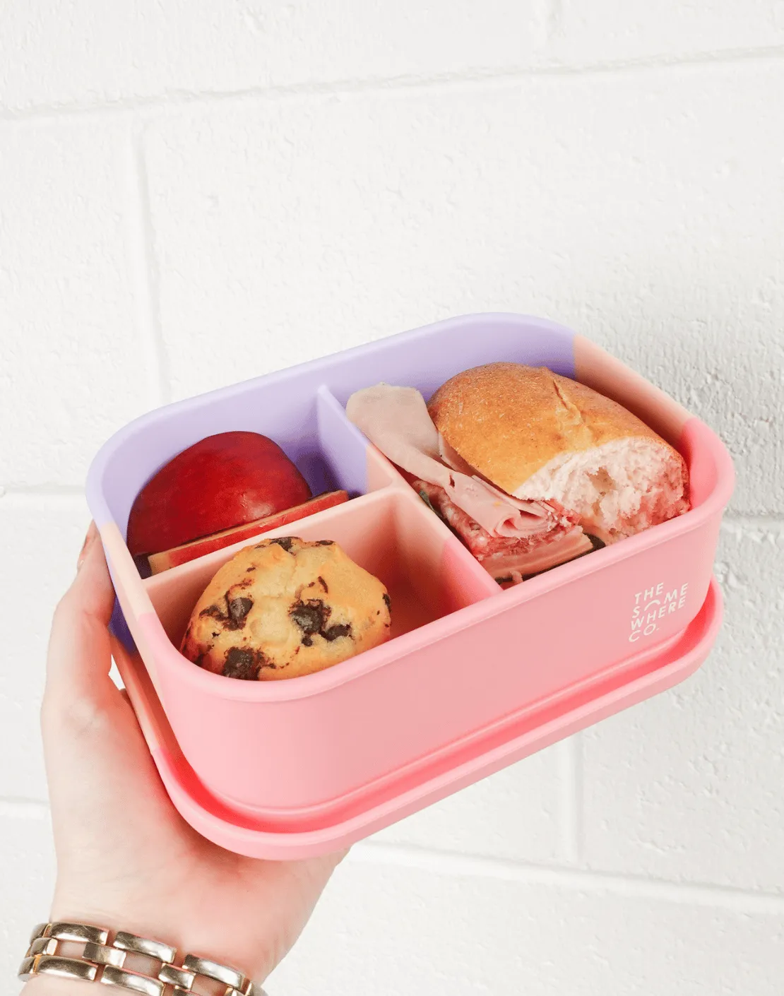 Cotton Candy Silicone Bento Lunch Box