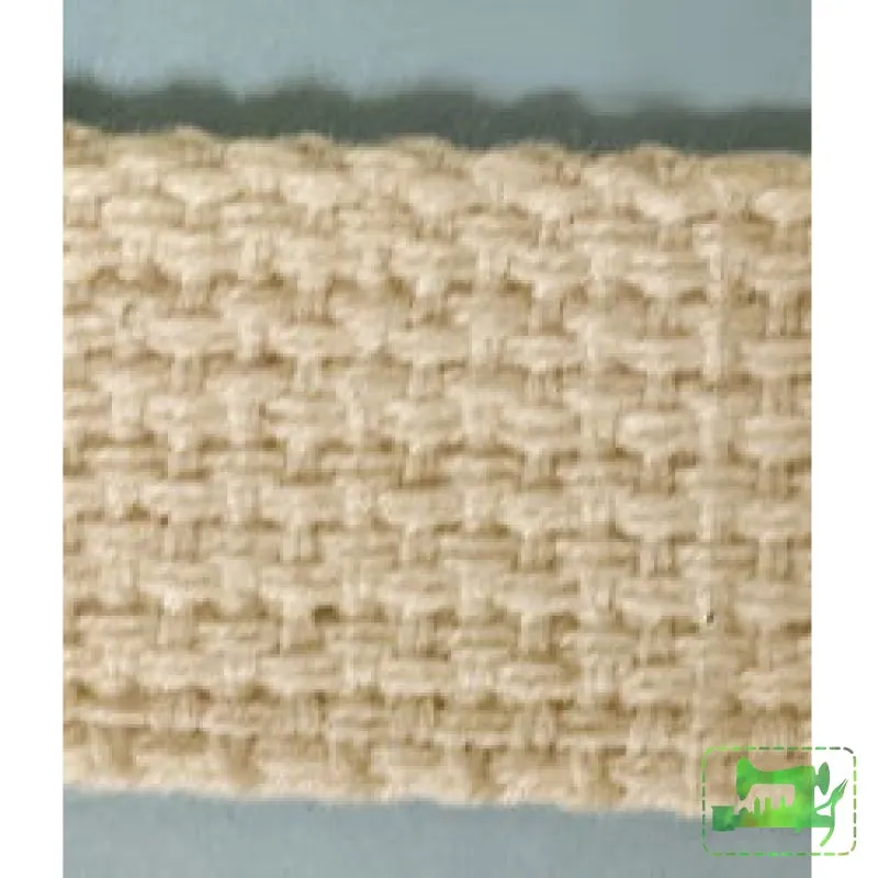 Cotton Webbing - Beige - 1" (25mm)