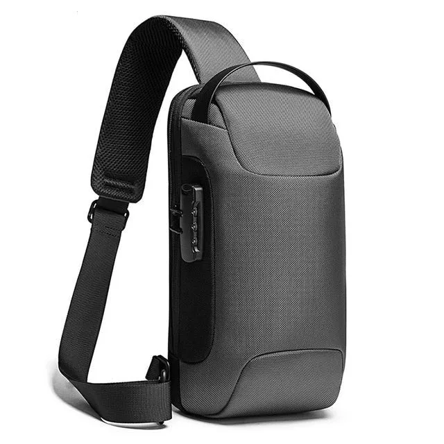 Crossbody Sling Bag - Anti Theft Sling Bag for Travel Men's Sling Bag