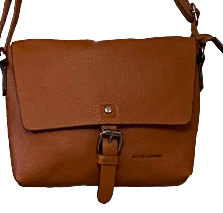 David Jones NV6706 -1 Leather Effect Small Crossbody Bag (6 Colours)