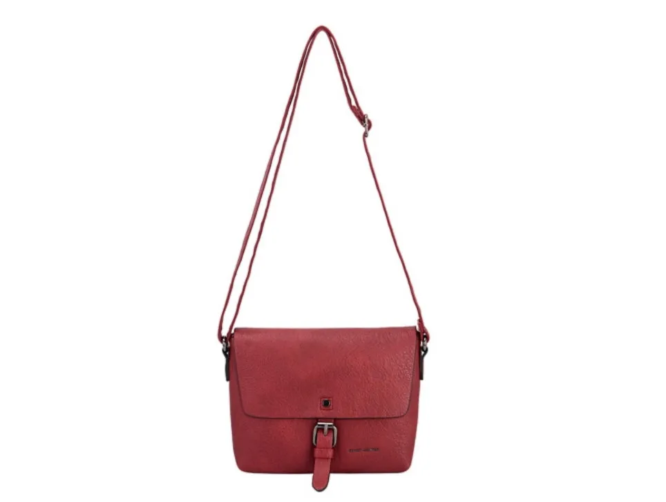 David Jones NV6706 -1 Leather Effect Small Crossbody Bag (6 Colours)