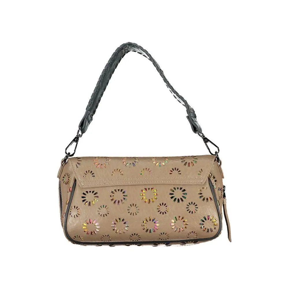 Desigual Beige Polyethylene Handbag