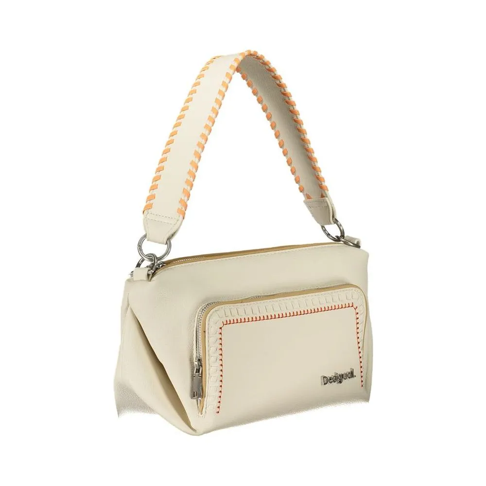 Desigual White Polyethylene Handbag