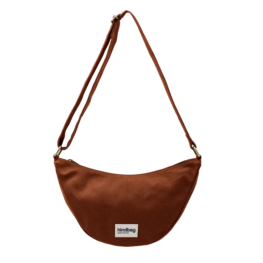 Hindbag Andrea Half Moon Bag - Chocolate