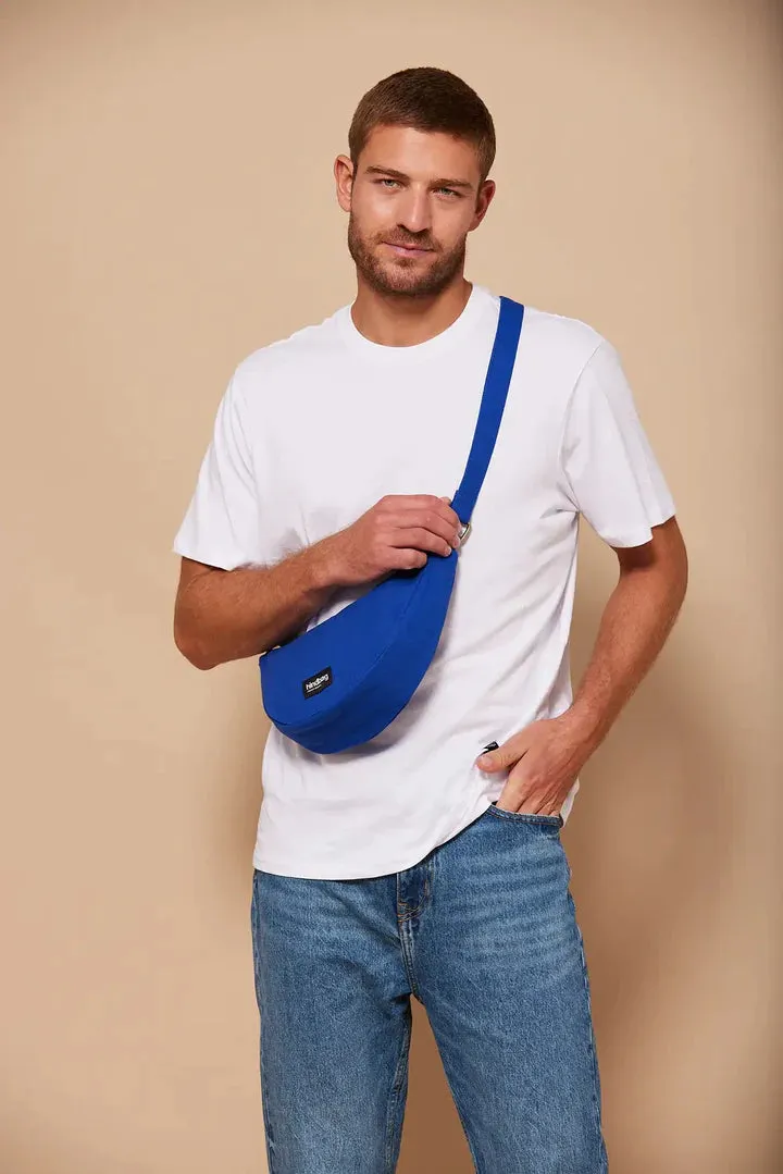 Hindbag Andrea Half Moon Bag - Electric Blue