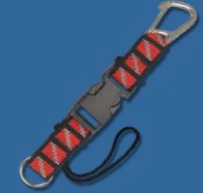 Innovative Split-Ring Lanyard 3-1/4 Stainless Steel Carabineer