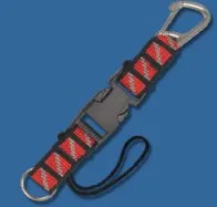 Innovative Split-Ring Lanyard 3-1/4 Stainless Steel Carabineer