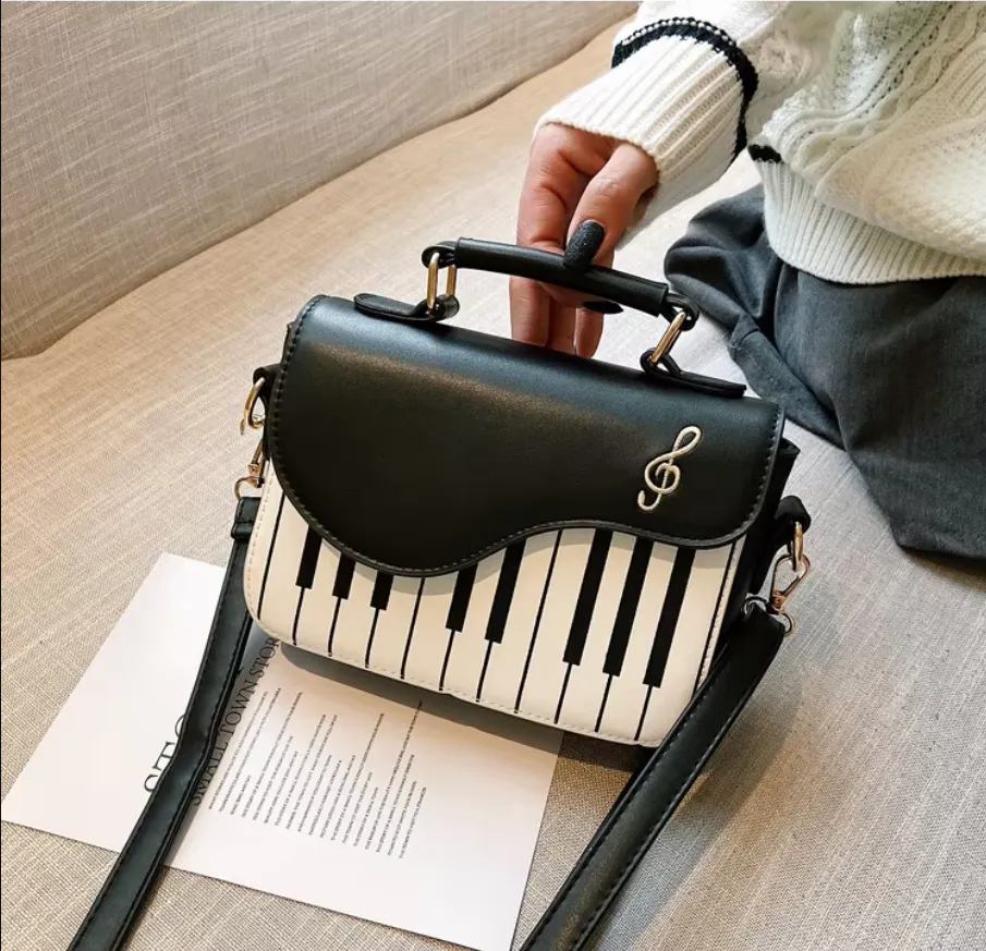 Instant Shipping! Piano Messenger Bag