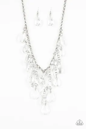 Irresistible Iridescence white necklace - Paparazzi Accessories