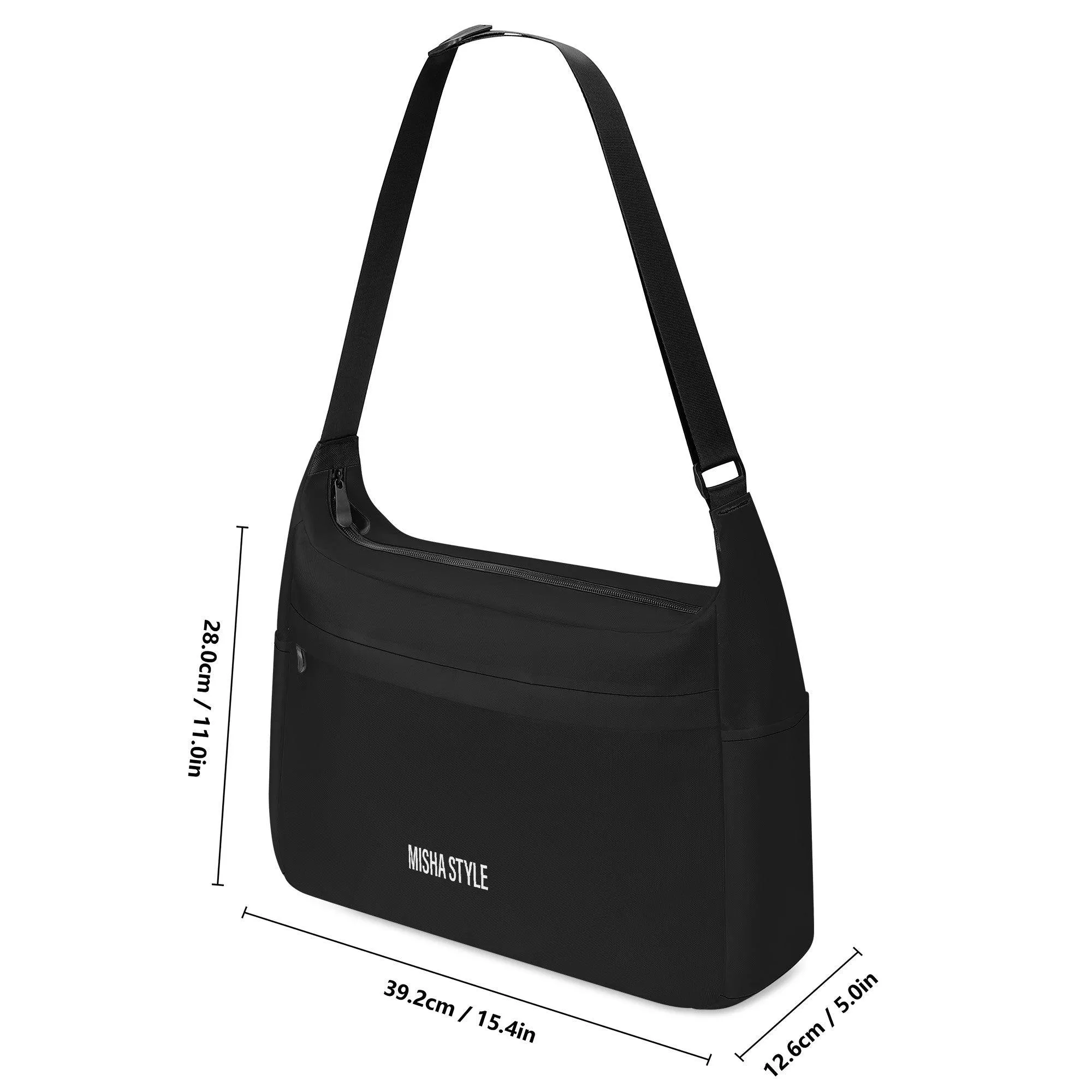 Journey Laptop Black Shoulder Bag