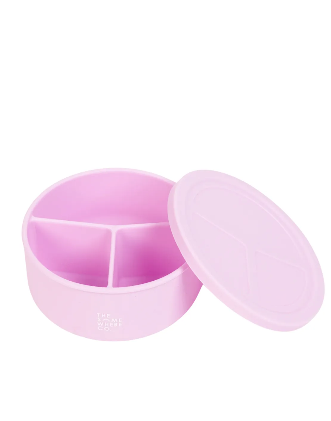 Lilac Round Silicone Bento Lunch Box