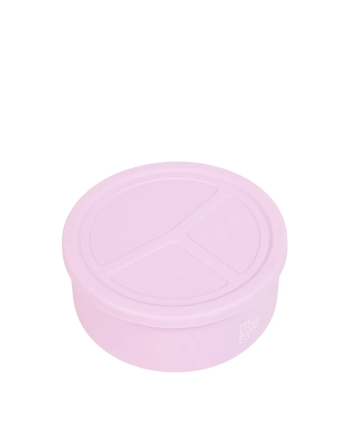 Lilac Round Silicone Bento Lunch Box