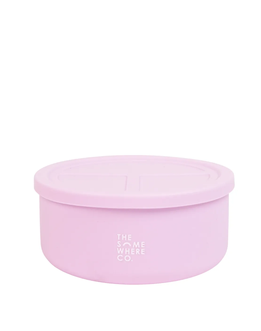 Lilac Round Silicone Bento Lunch Box