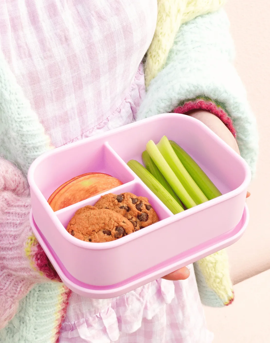 Lilac Silicone Bento Lunch Box