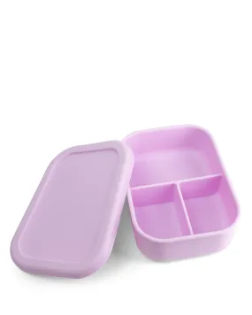 Lilac Silicone Bento Lunch Box