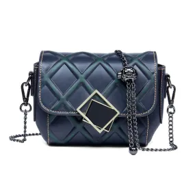 LuxeLeather Embossed Cross Body Shoulderbag