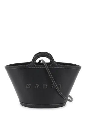 Marni leather small tropicalia bucket bag