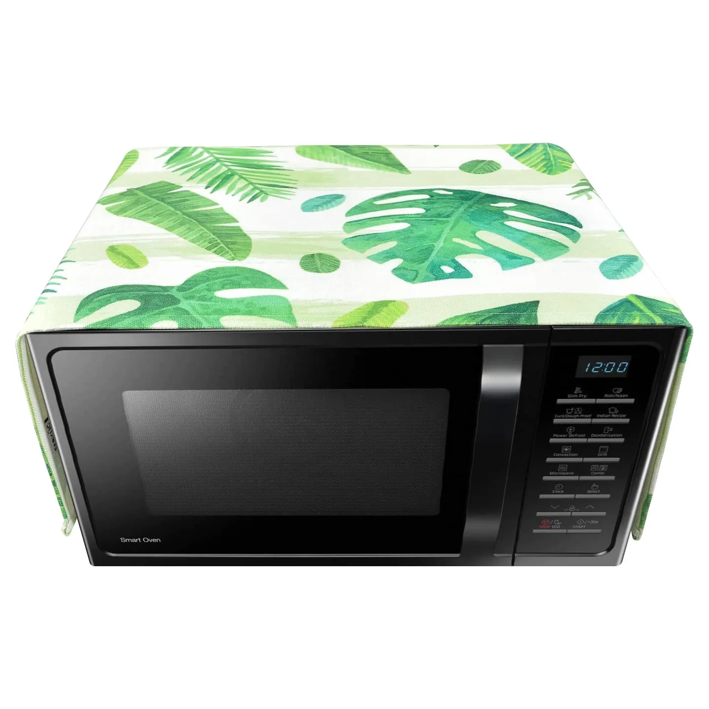 Microwave/Oven Top Cotton Cover (FABKUC) | Green Cover