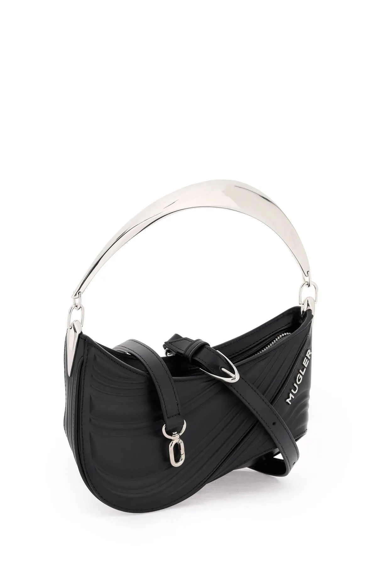 Mugler spiral curve 01 handbag