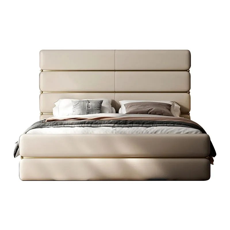 Nautica Luxury Upholstered Bed In Suede