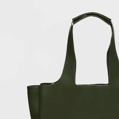 New - Modern Work Tote Handbag - A New Day Green