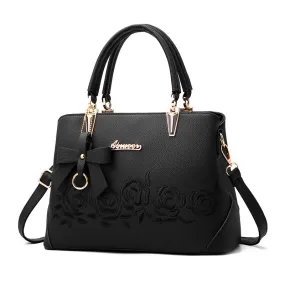 New Trendy Single Shoulder Bag - Faux Leather Handbag