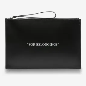 Off-White Quote Clutch Bag