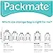 Packmate Travel Roll Storage Bags - 2x Large