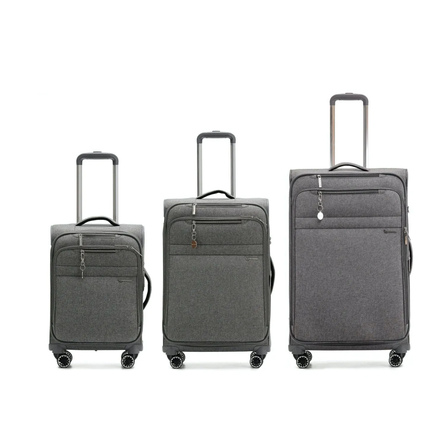 Qantas Adelaide Softside Trolley 3 Piece Set QF400SET