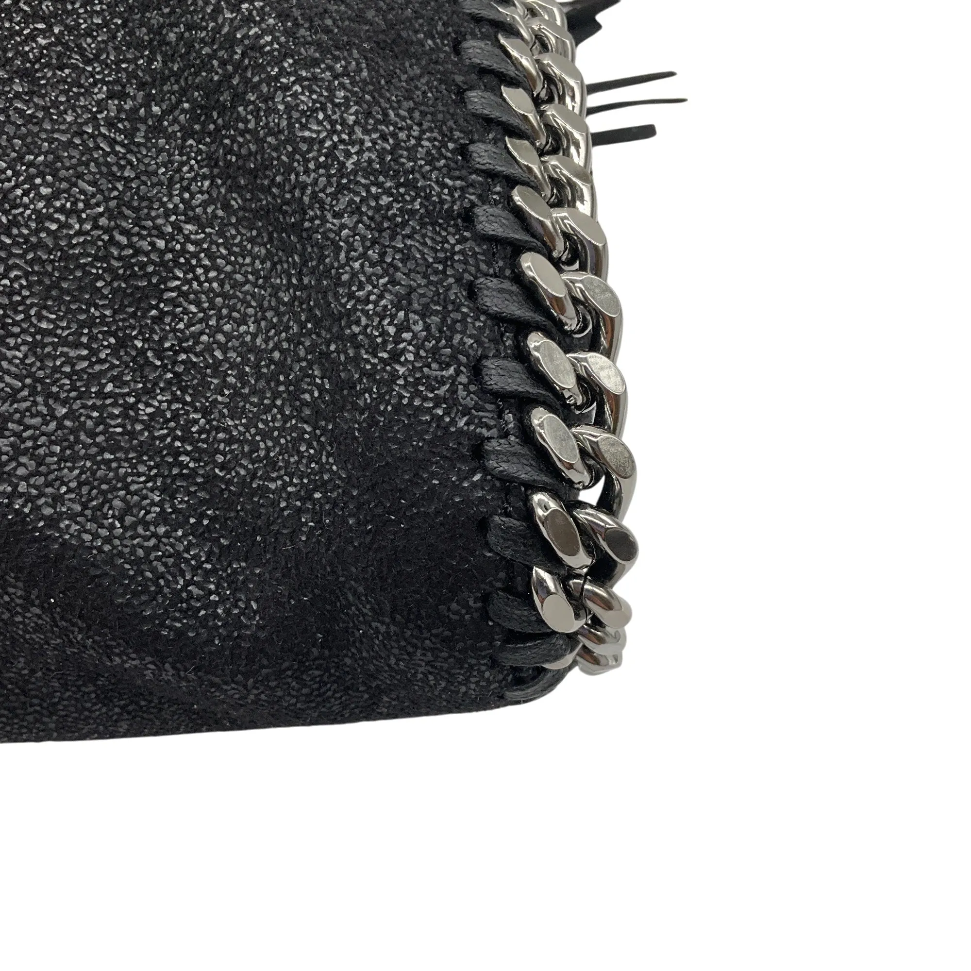 Stella McCartney Black Fringed Mini Falabella Handbag