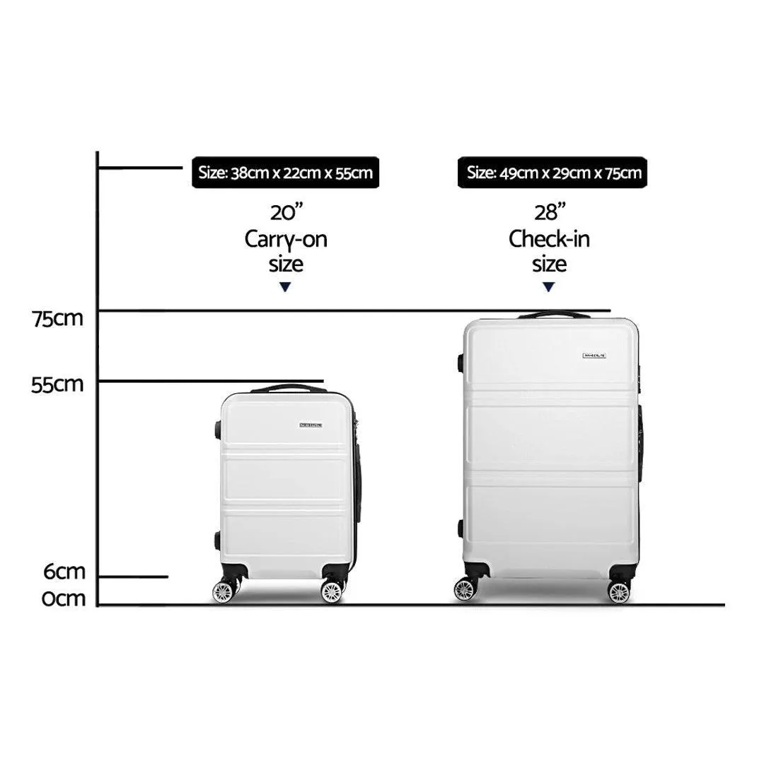 Travel Luggage Trolley Set