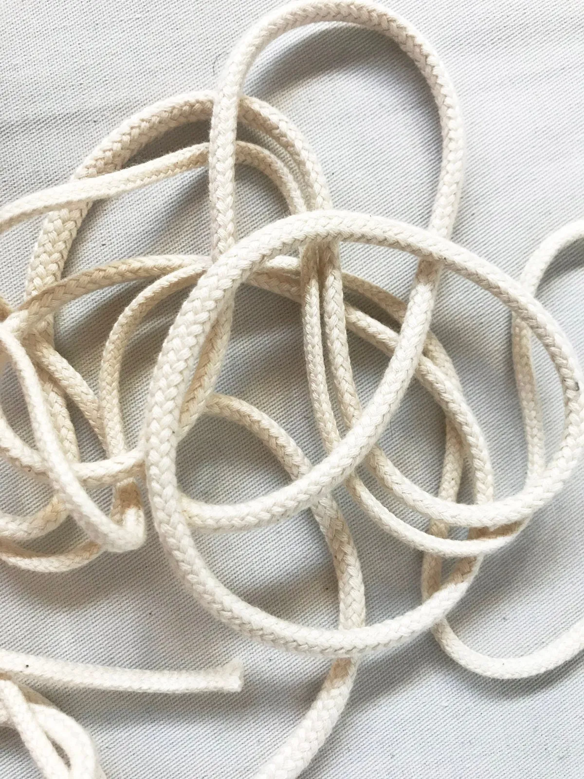 Unbleached Certified Organic Cotton Cord